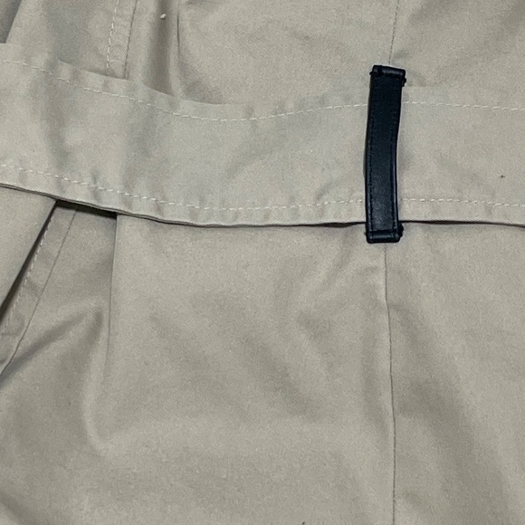 Mackage Estela Belted Trench Coat W/ Contrast Zippers In Sand - Picture 13 of 15